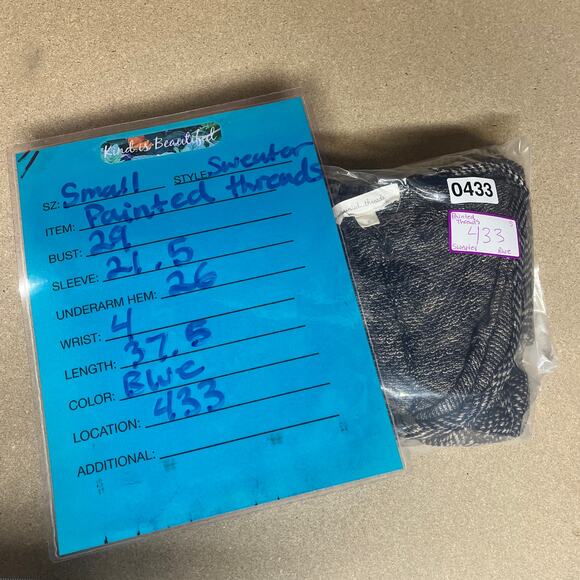 Painted Threads Open Front Rayon Cardigan S Womens Comfortable Casual Layering - Picture 10 of 10